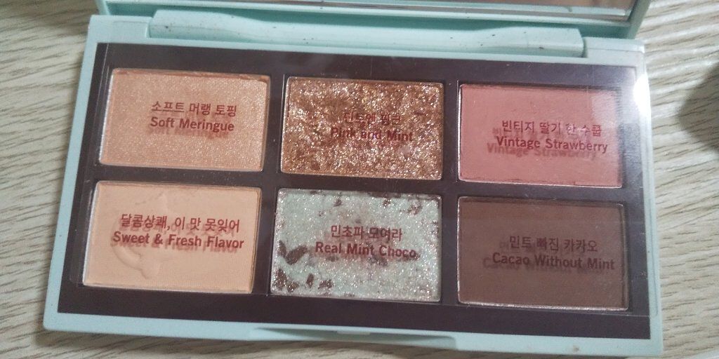 プレイカラーアイズミニ チョコミント/ETUDE/アイシャドウパレットを使ったクチコミ(1枚目)