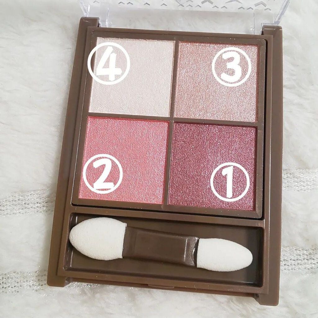 ニュアンスオンアイシャドウ/CEZANNE/アイシャドウパレットを使ったクチコミ(3枚目)