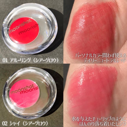 メルティングムードリップ&チーク/moonshot/ジェル・クリームチークを使ったクチコミ(4枚目)
