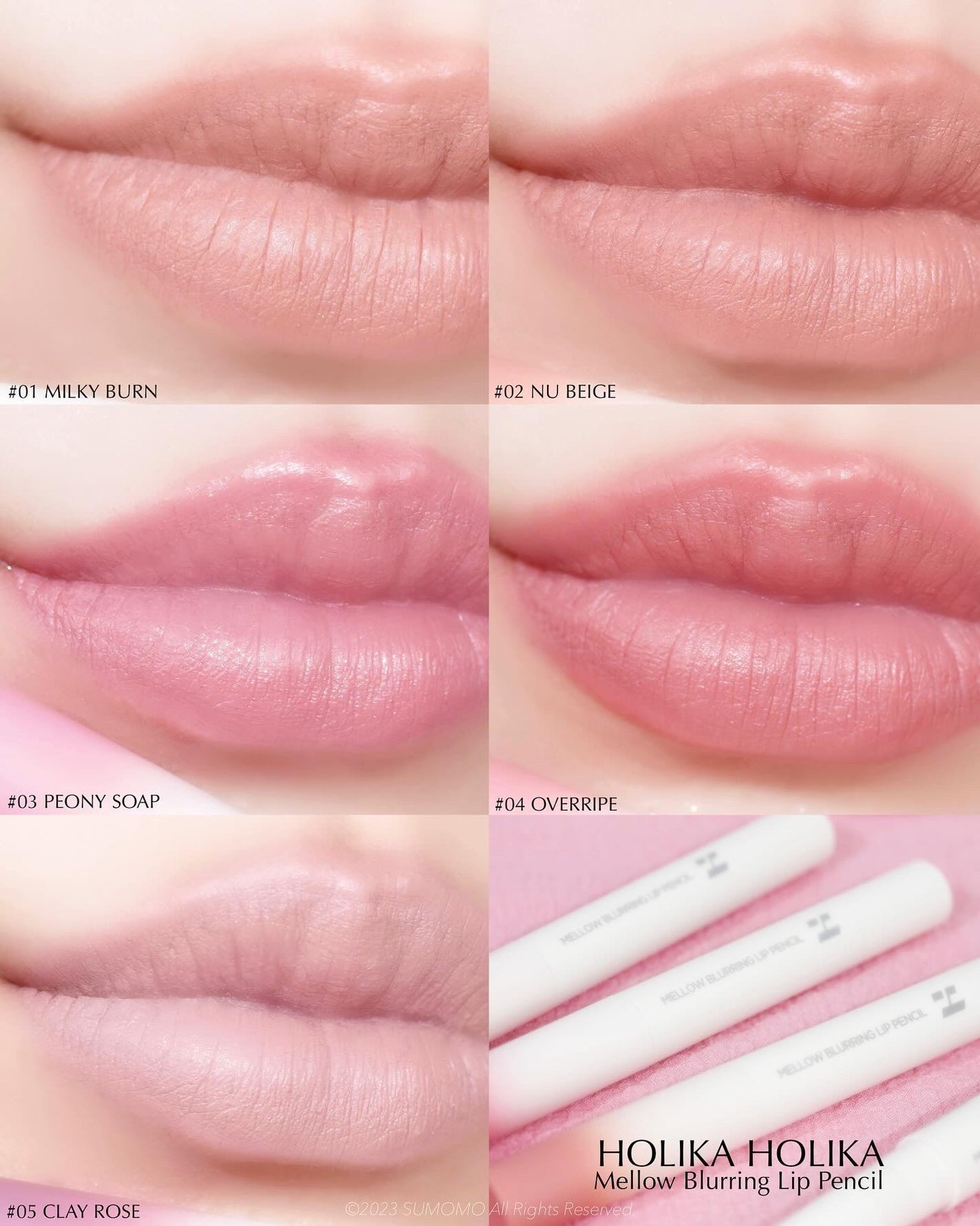 メロウブラーリングリップペンシル/HOLIKA HOLIKA/リップライナーを使ったクチコミ(1枚目)