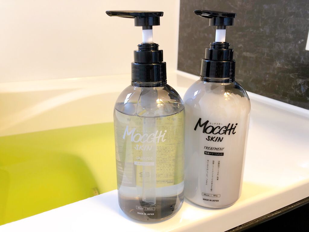 吸着シャンプーM(モイスト) ＆ 吸着トリートメントM(モイスト)/MoccHi SKIN/市販シャンプーを使ったクチコミ（1枚目）