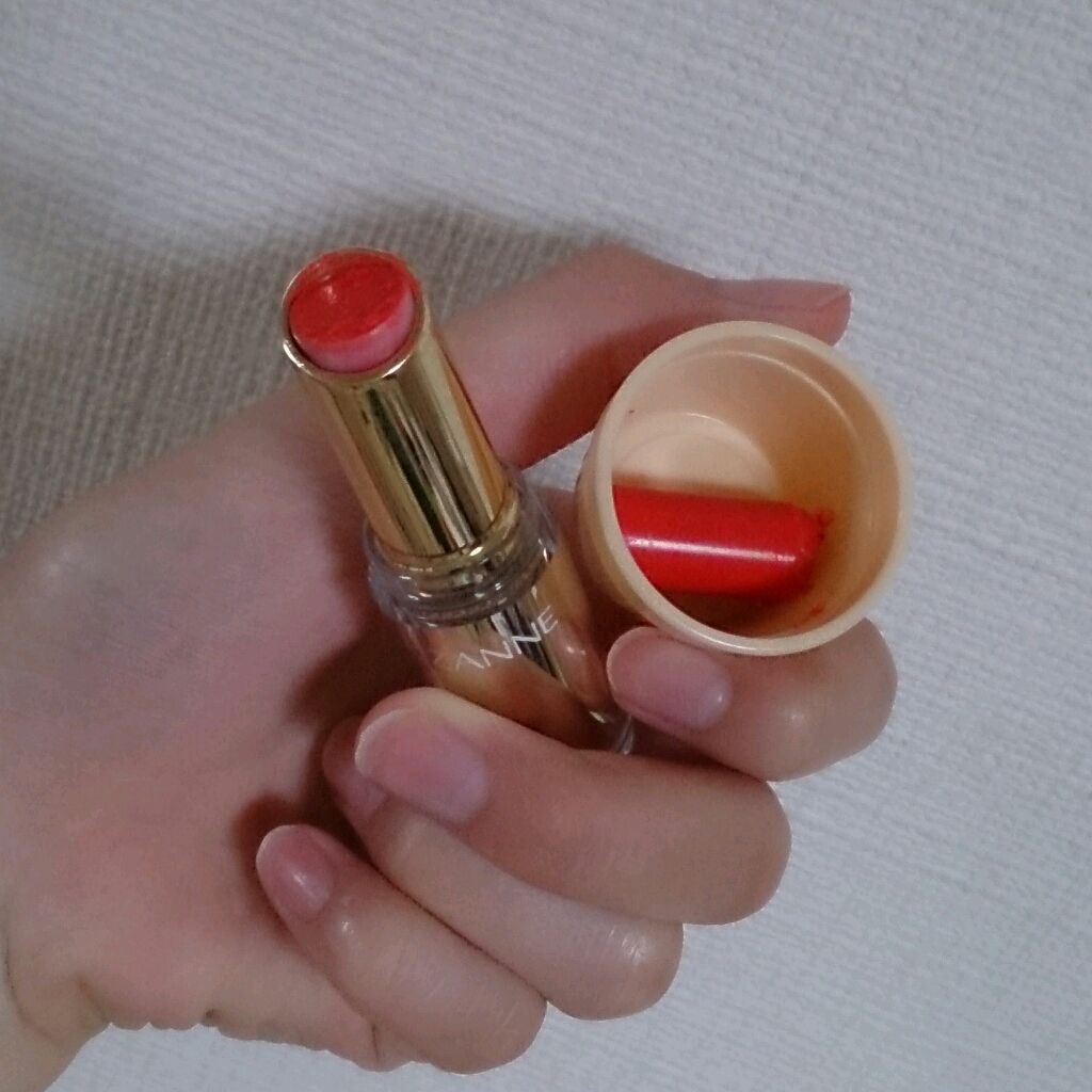 ラスティンググロスリップ/CEZANNE/口紅を使ったクチコミ(3枚目)