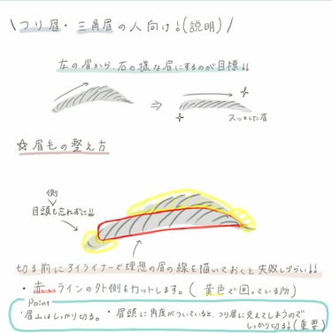 インテグレート ニュアンスアイブローマスカラのクチコミ「☁️釣り眉&三角眉だった私が、平行眉に近づけた理由☁️

「眉毛とか前髪で隠れるし、別に良くね.....」（3枚目）