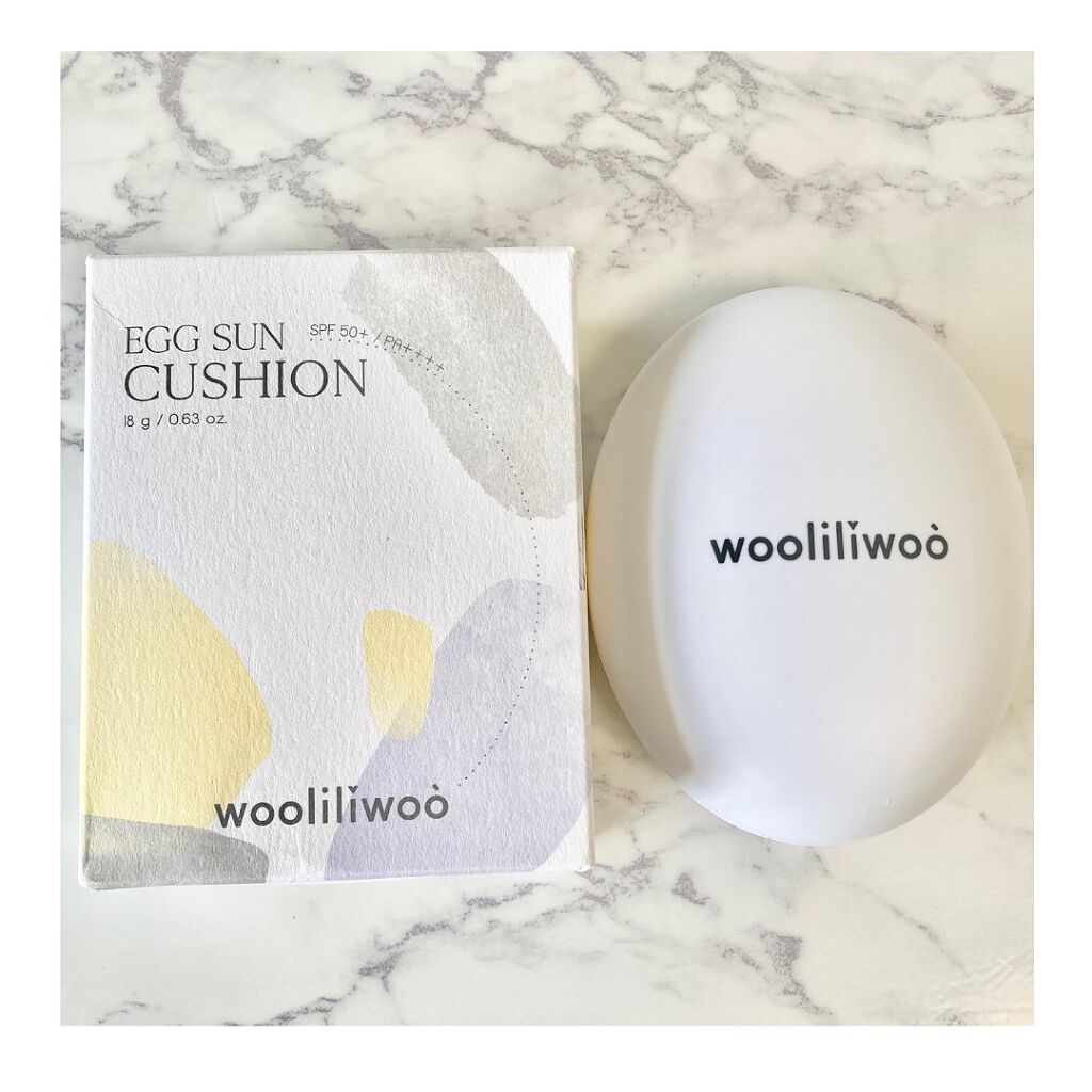 エッグサンクッション/wooliliwoo/日焼け止めローションを使ったクチコミ(8枚目)