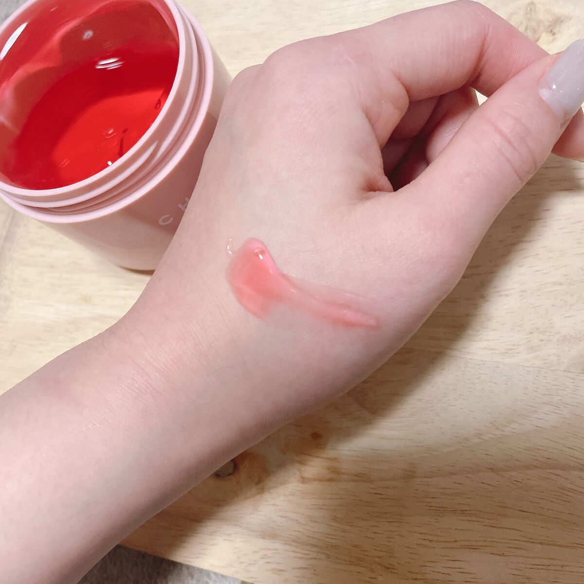 グッドナイトジェリーパック/CHOOSY/フェイスクリームを使ったクチコミ（3枚目）