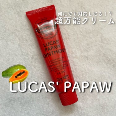 LUCAS’ PAPAW REMEDIES LUCAS’　PAPAW　OINTMENTのクチコミ「万能クリーム見つけました👀
海外セレブも使ってるみたいです🌍

〈LUCAS’　PAPAW　O.....」（1枚目）