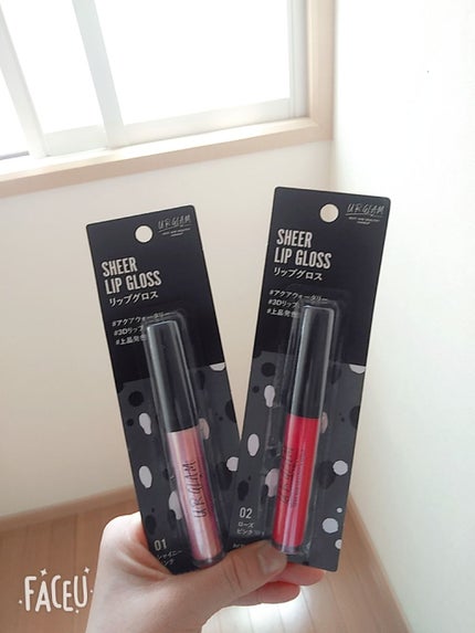 UR GLAM SHEER LIP GLOSS/U R GLAM/リップグロスを使ったクチコミ(1枚目)
