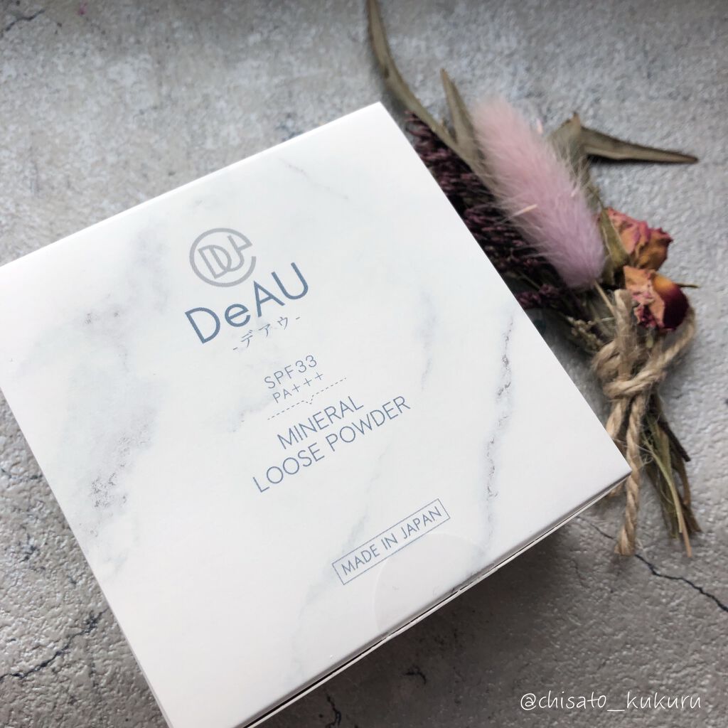ミネラルルースパウダー/DeAU(デアウ)/ルースパウダーを使ったクチコミ(1枚目)