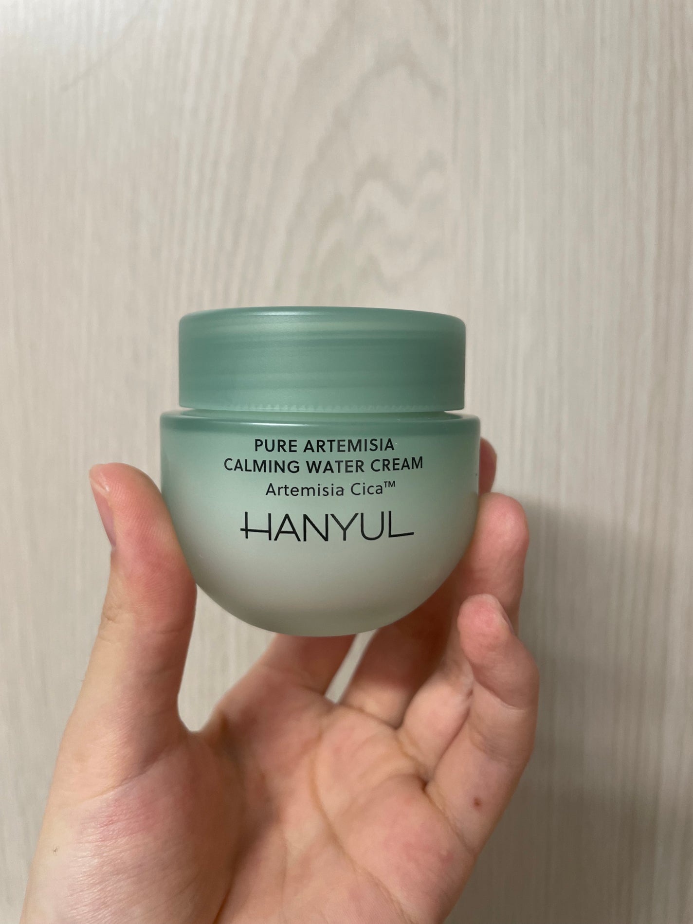 ピュアアルテミシア カーミングウォータークリーム/HANYUL(ハンユル)/フェイスクリームを使ったクチコミ(1枚目)