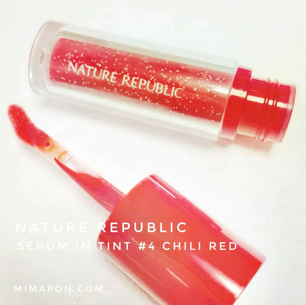 セラム イン ティント/ネイチャーリパブリック/リップティントを使ったクチコミ（3枚目）