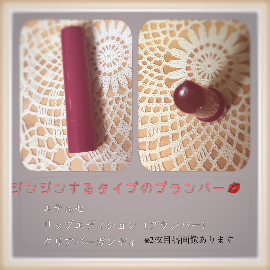 エテュセ リップエディション(プランパー)リッチスタイル/ヘルシースタイル/ettusais/リップケアを使ったクチコミ(1枚目)