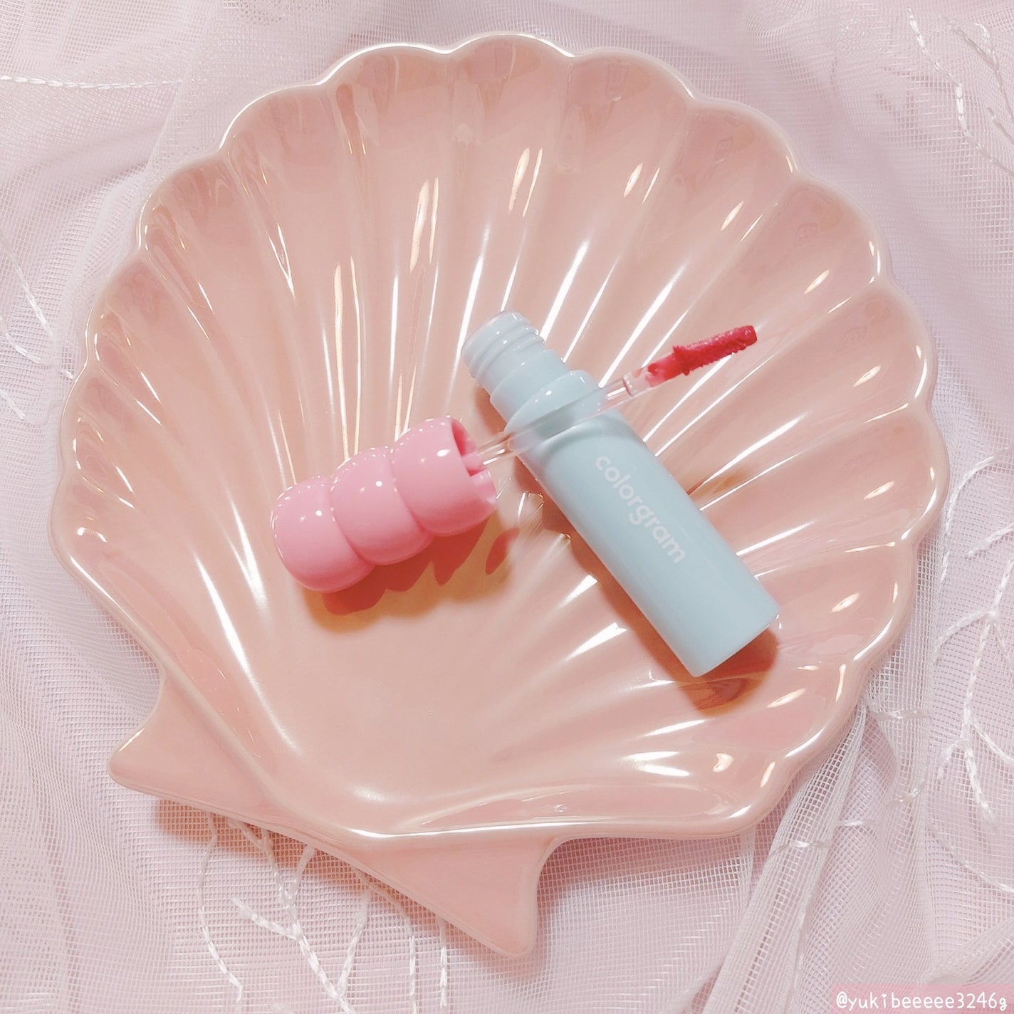 タンフルグラスティント/Colorgram/リップティントを使ったクチコミ(2枚目)