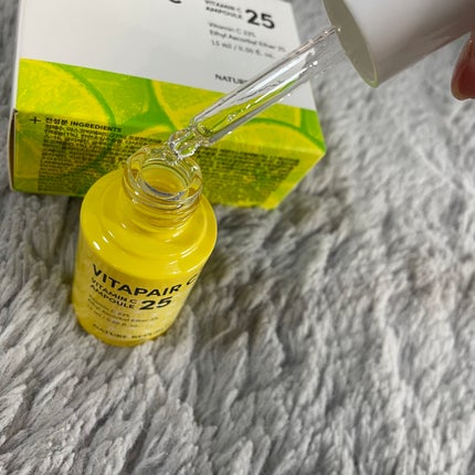 ビタペアC ビタミンC25アンプル/ネイチャーリパブリック/美容液を使ったクチコミ(3枚目)