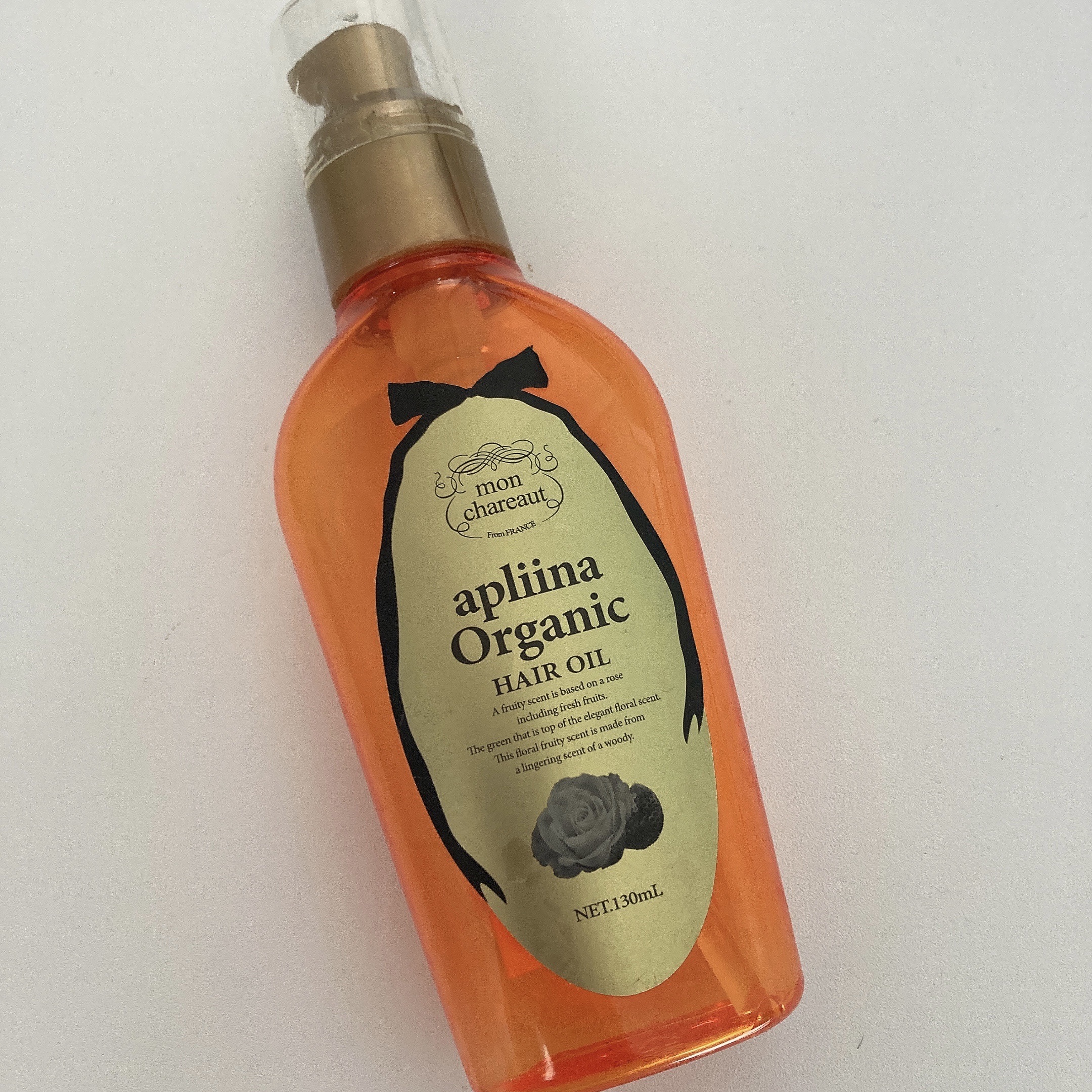 モンシャルーテ アプリーナ オーガニック ヘアオイル/モンシャルーテ/ヘアオイルを使ったクチコミ（2枚目）