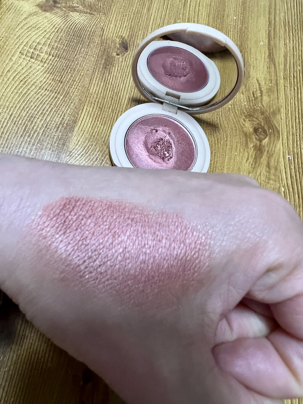 gemini cheek and eye/la peau de gem./ジェル・クリームチークを使ったクチコミ（3枚目）