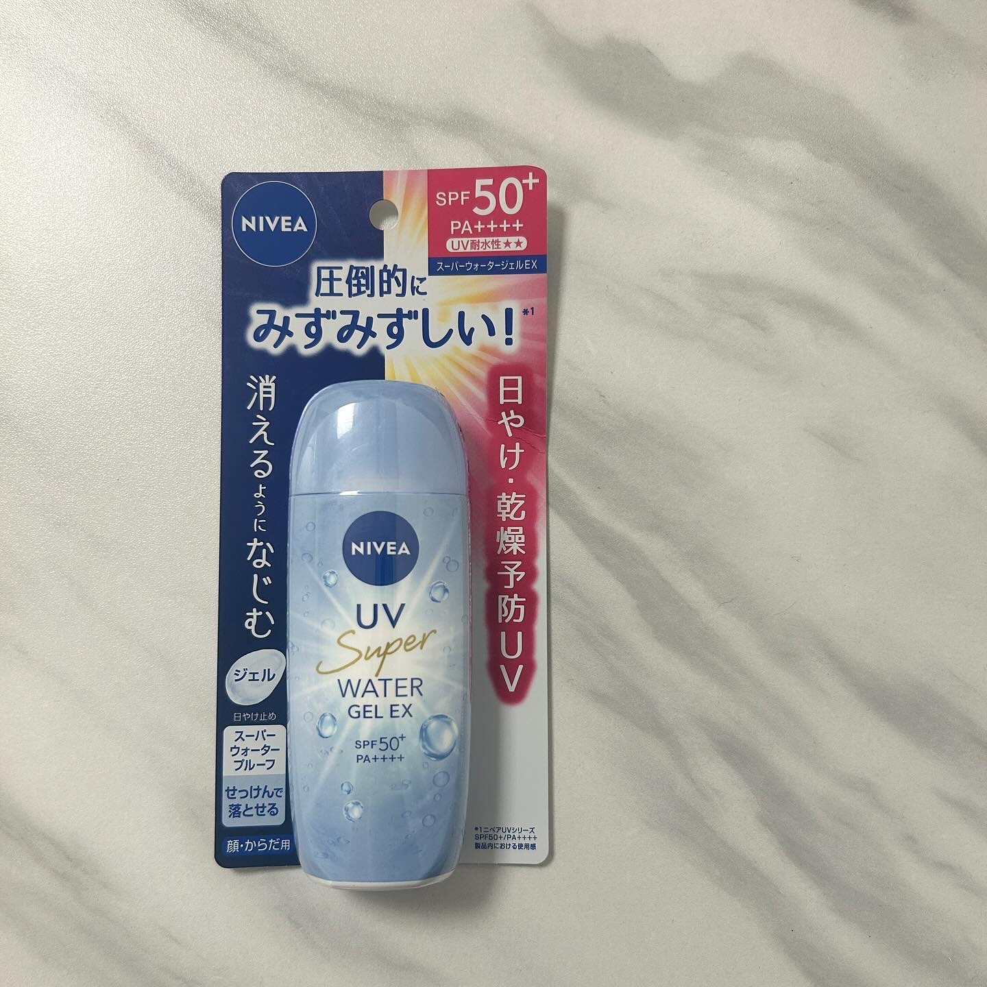 ニベアUV ウォータージェルEX/ニベア/日焼け止めジェルを使ったクチコミ（1枚目）