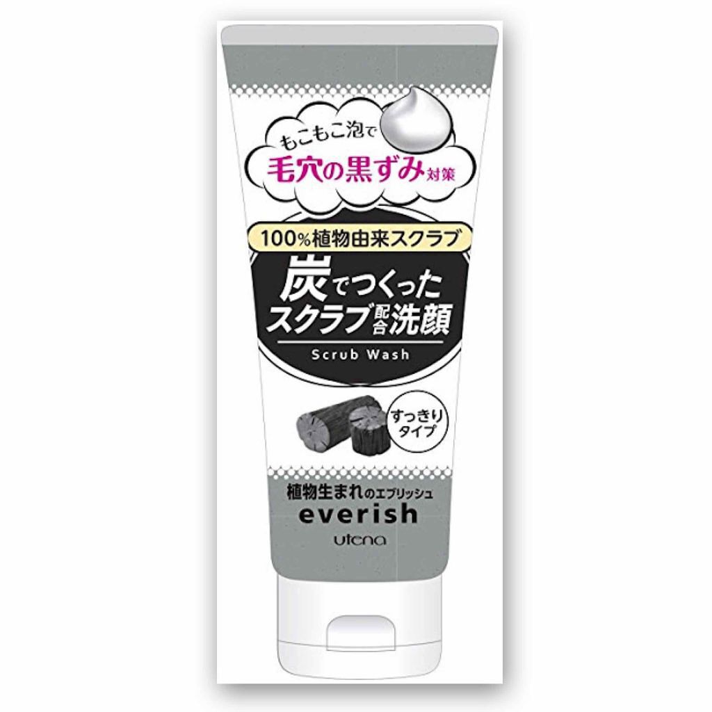 炭スクラブ洗顔/エブリッシュ/洗顔フォームを使ったクチコミ(1枚目)