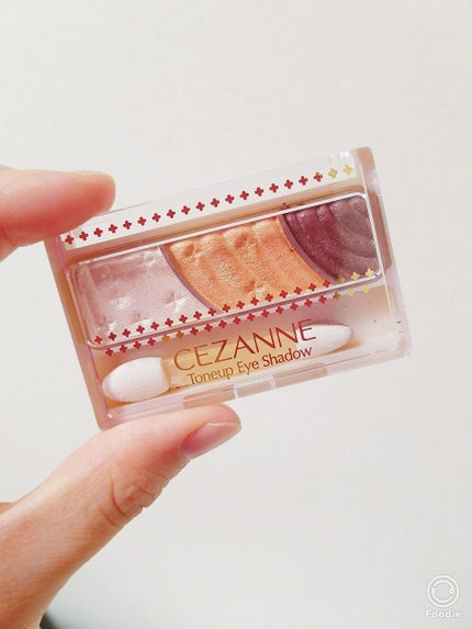 トーンアップアイシャドウ/CEZANNE/アイシャドウパレットを使ったクチコミ(3枚目)