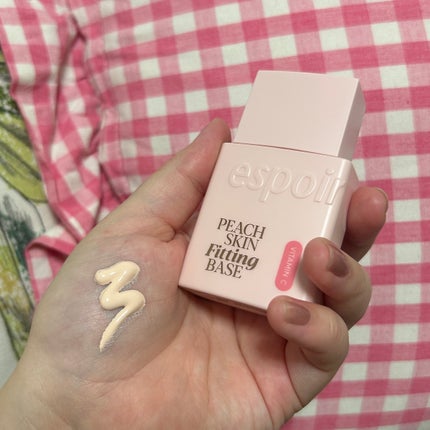 ピーチスキンフィッティングベース オールニュー SPF50 PA++++/espoir/化粧下地を使ったクチコミ(1枚目)