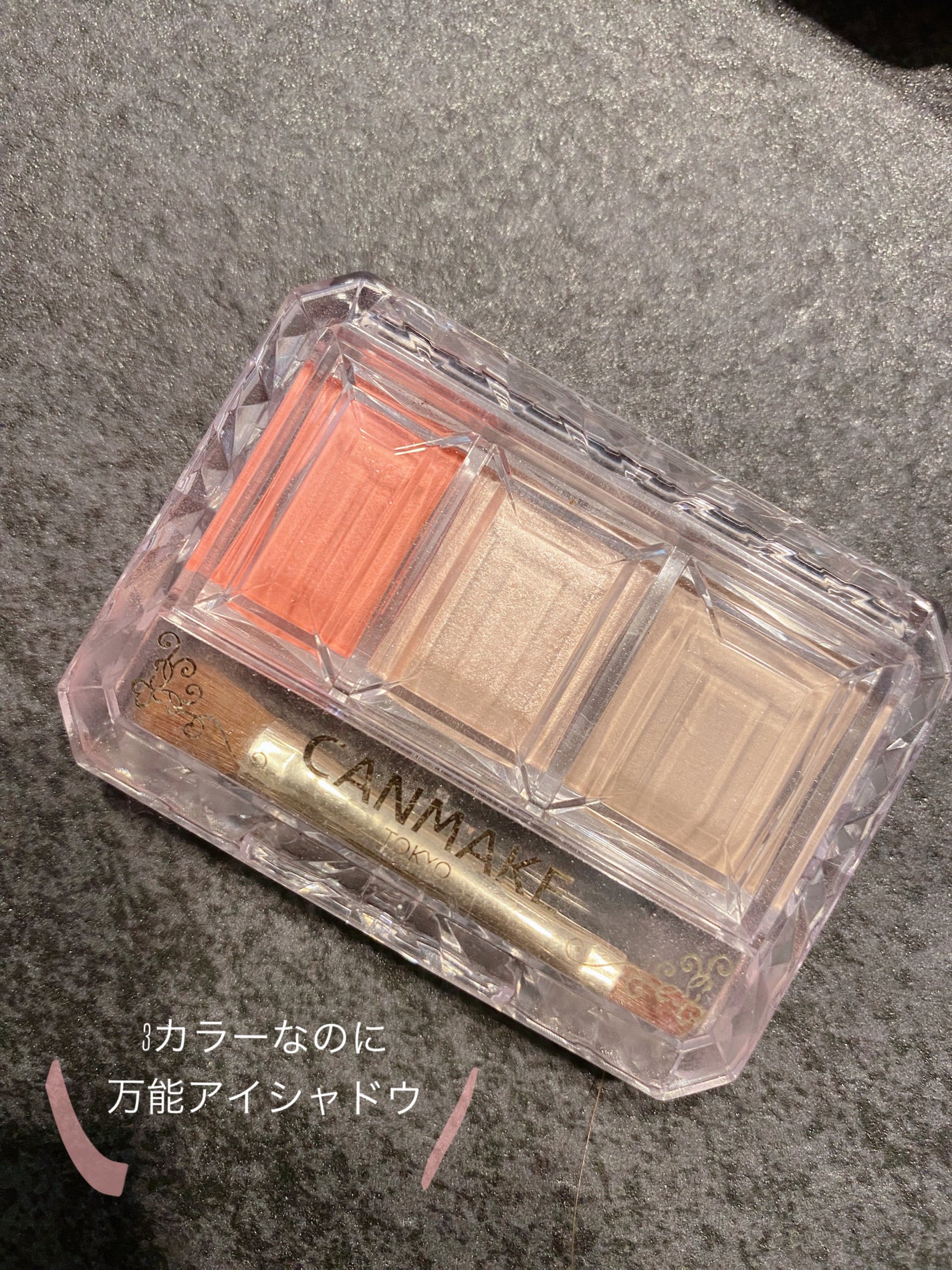 シークレットカラーアイズ/キャンメイク/アイシャドウパレットを使ったクチコミ(1枚目)