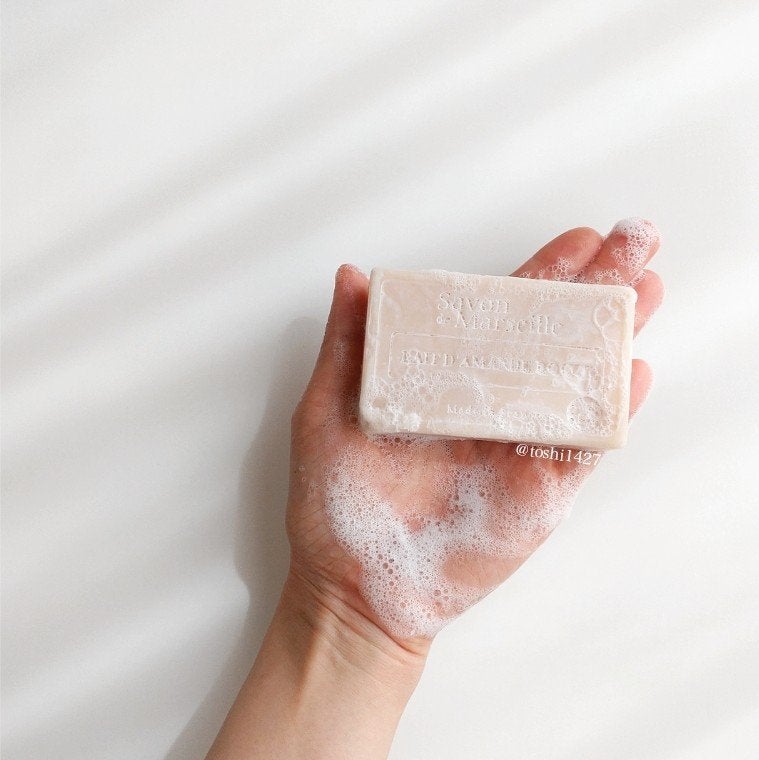 スィートアーモンド(石鹸)/マルセイユ石鹸/ボディ石鹸を使ったクチコミ(3枚目)