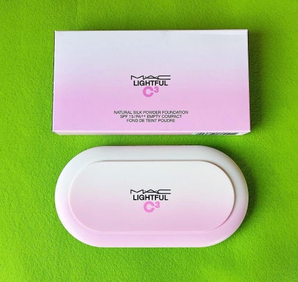 ライトフル C3 ナチュラル シルク パウダーファンデーション/M・A・C/パウダーファンデーションを使ったクチコミ(2枚目)