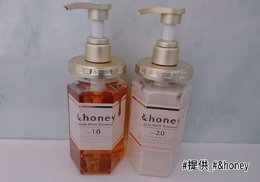 ディープモイスト シャンプー1.0／ヘアトリートメント2.0/&honey/シャンプー・コンディショナーを使ったクチコミ（1枚目）