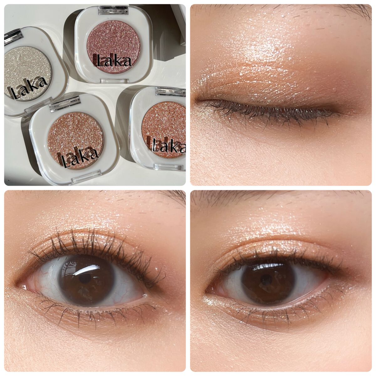 モノアイシャドウ/Laka/単色アイシャドウを使ったクチコミ（3枚目）