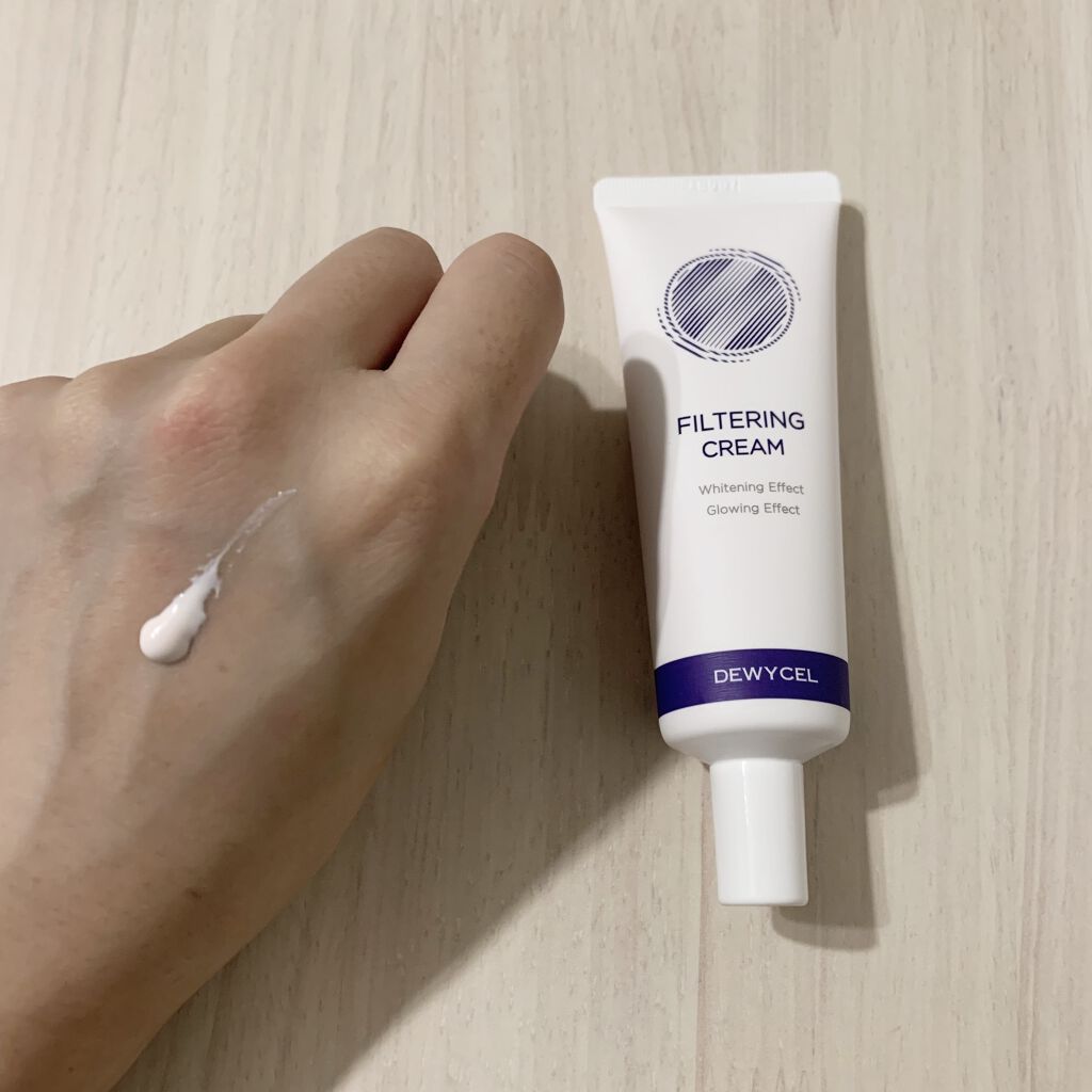 フィルタリングクリーム/DEWYCEL/日焼け止めクリームを使ったクチコミ（1枚目）