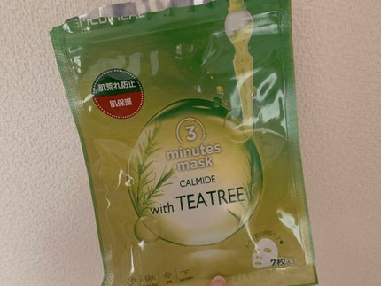 3ミニッツマスク:カーマイド with ティーツリー/MEDIHEAL/シートマスク・パックを使ったクチコミ(1枚目)
