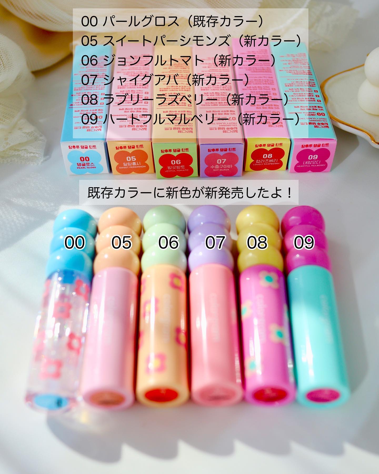 タンフルグラスティント/Colorgram/リップティントを使ったクチコミ（2枚目）