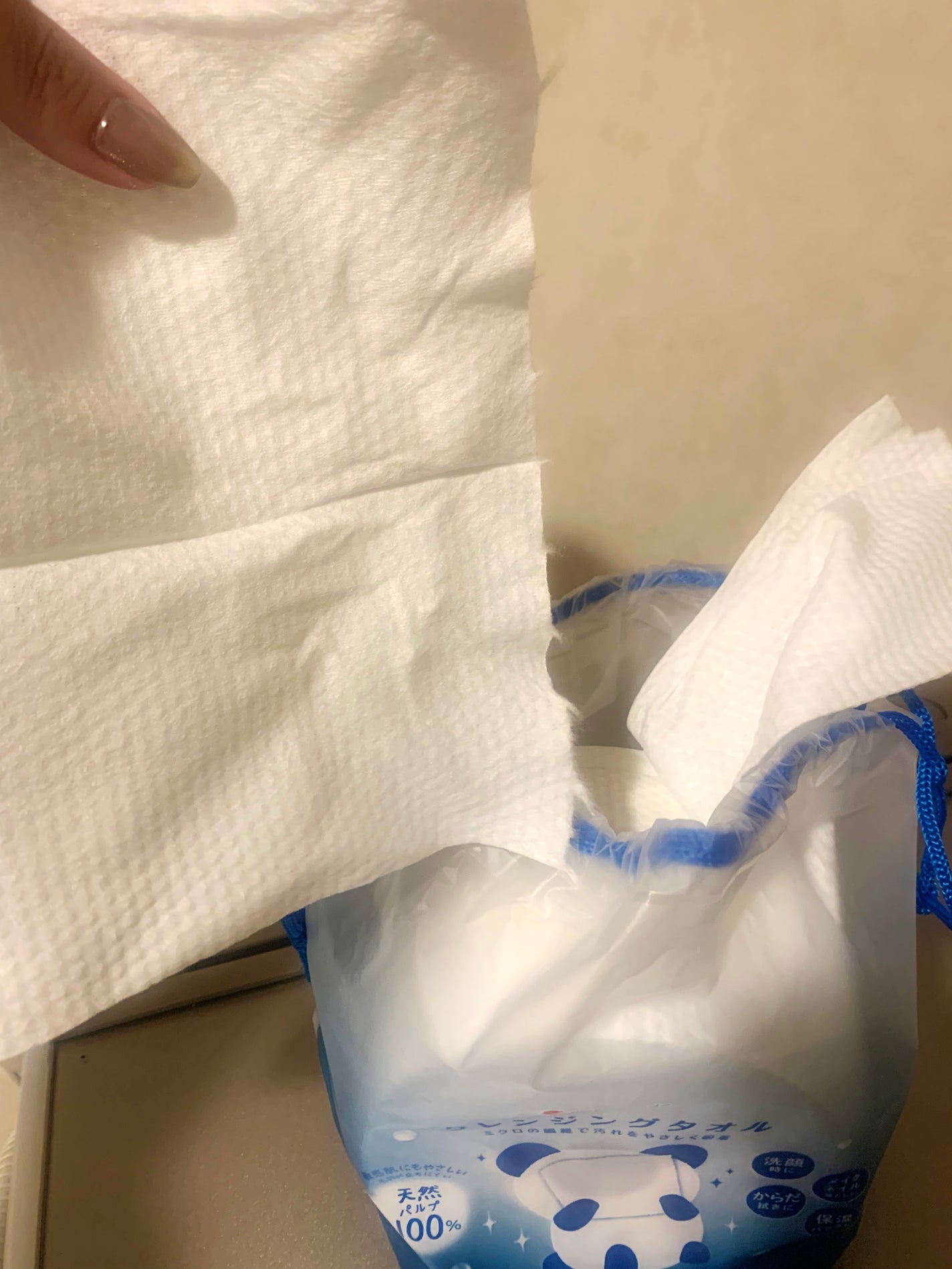 クレンジングタオル/cosparade/クレンジングタオルを使ったクチコミ(2枚目)