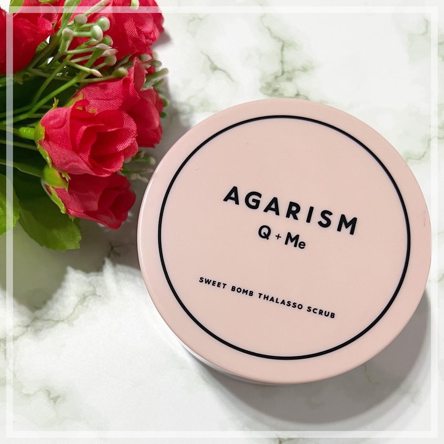 Q+Me スウィート ボム タラソ スクラブ/AGARISM/バスト・ヒップケアを使ったクチコミ(1枚目)