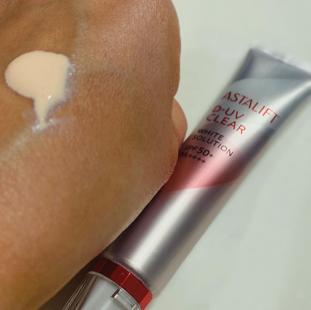 D-UVクリア ホワイトソリューション/アスタリフト/日焼け止めクリームを使ったクチコミ(6枚目)