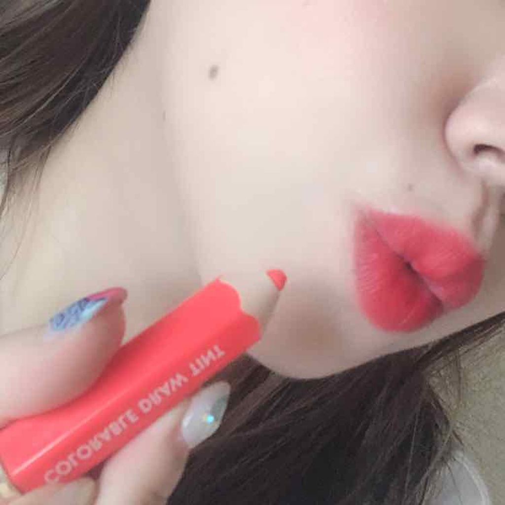 カラーブルドローティント/It's skin/リップティントを使ったクチコミ（2枚目）