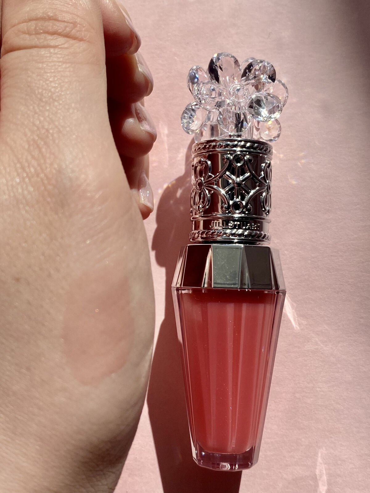 ジルスチュアート　クリスタルブルーム　リップブーケ セラム 03 gerbera coral/JILL STUART/リッププランパーを使ったクチコミ（2枚目）