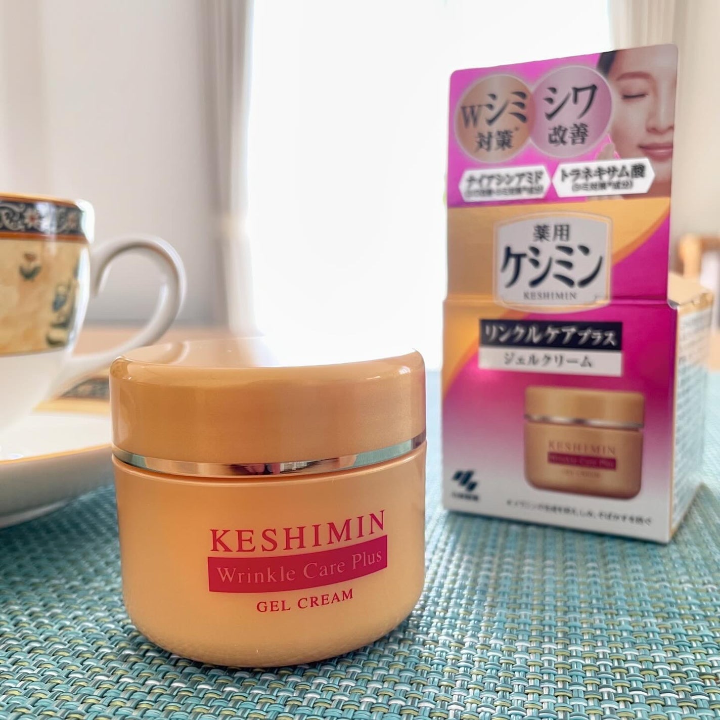 リンクルケアプラスジェルクリーム/ケシミン/フェイスクリームを使ったクチコミ(1枚目)