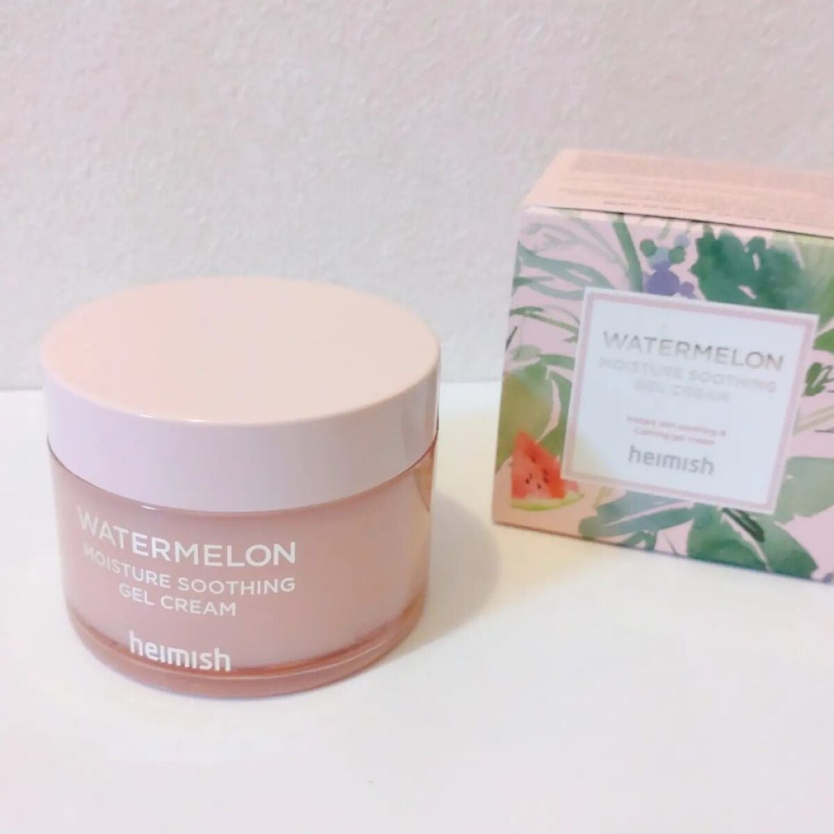 ウォーターメロン モイスチャーサージゲルクリーム/heimish/フェイスクリームを使ったクチコミ(2枚目)
