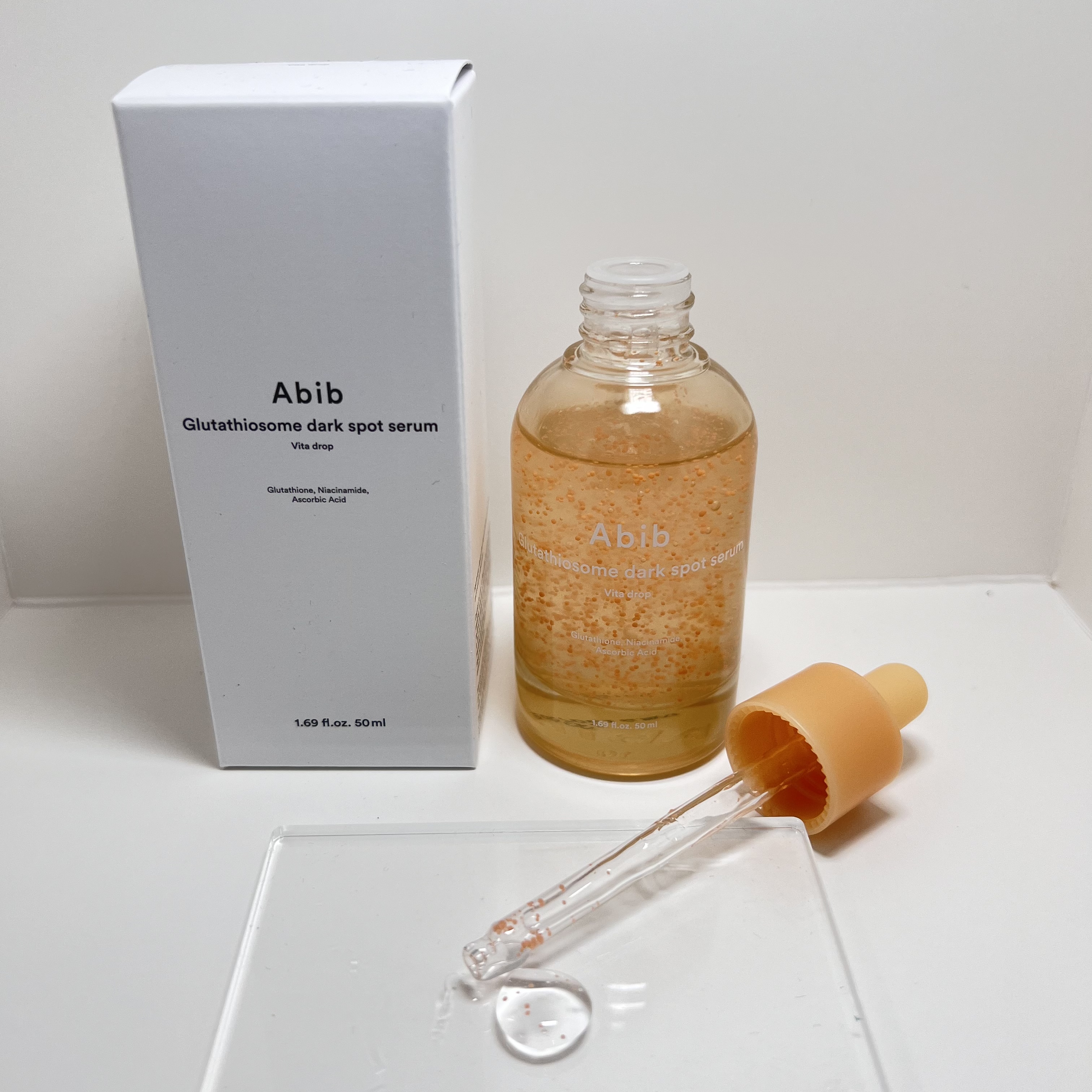 グルタチオンソームダークスポットセラムビタドロップ/Abib /美容液を使ったクチコミ（3枚目）