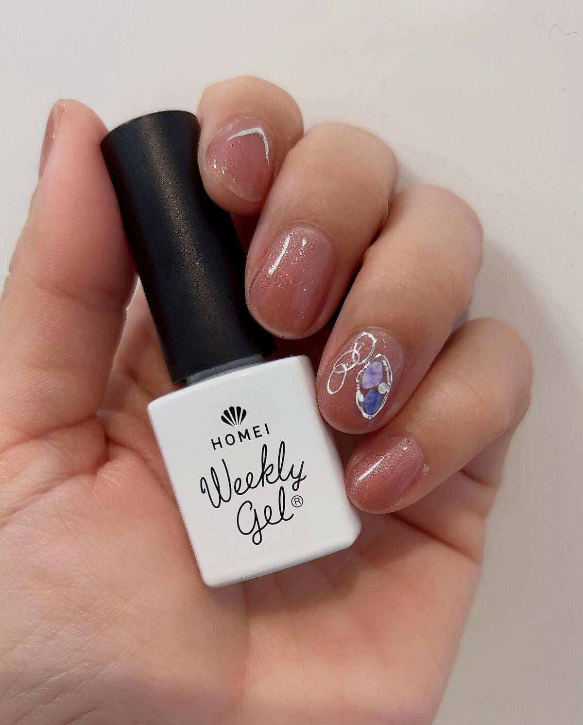 ウィークリージェル/HOMEI/ジェルネイルを使ったクチコミ(4枚目)