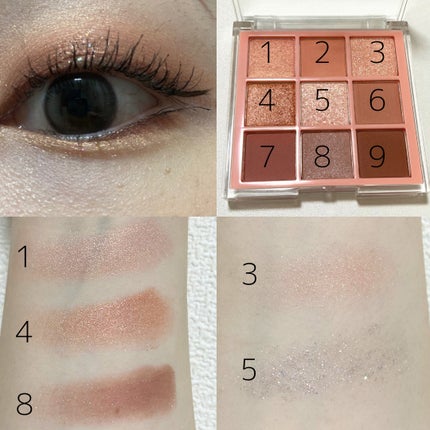 KEYBO FALL IN LOVE SHADOW PALETTE/keybo/アイシャドウパレットを使ったクチコミ(7枚目)