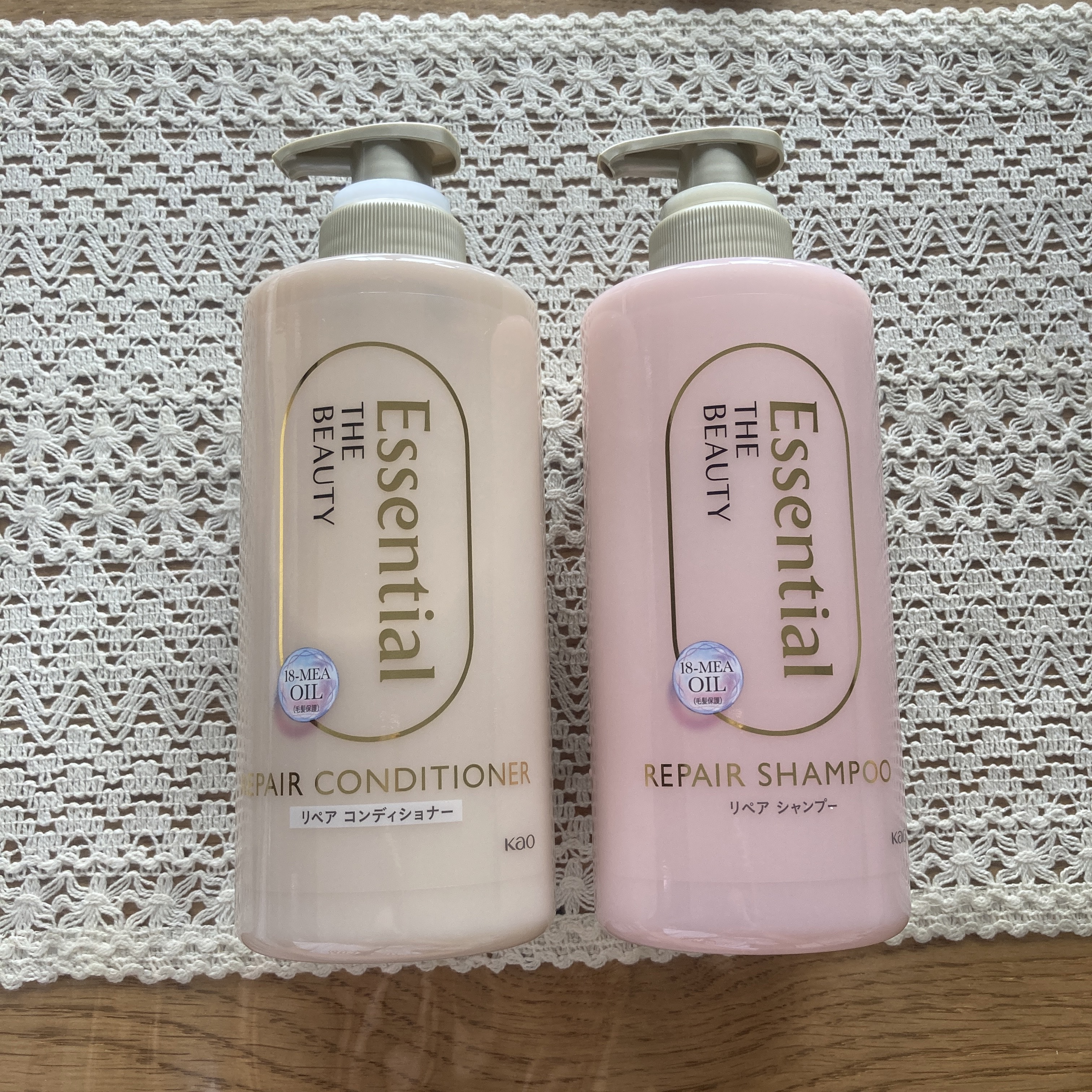 ザビューティ リペアシャンプー・コンディショナー/エッセンシャル/市販シャンプーを使ったクチコミ（1枚目）