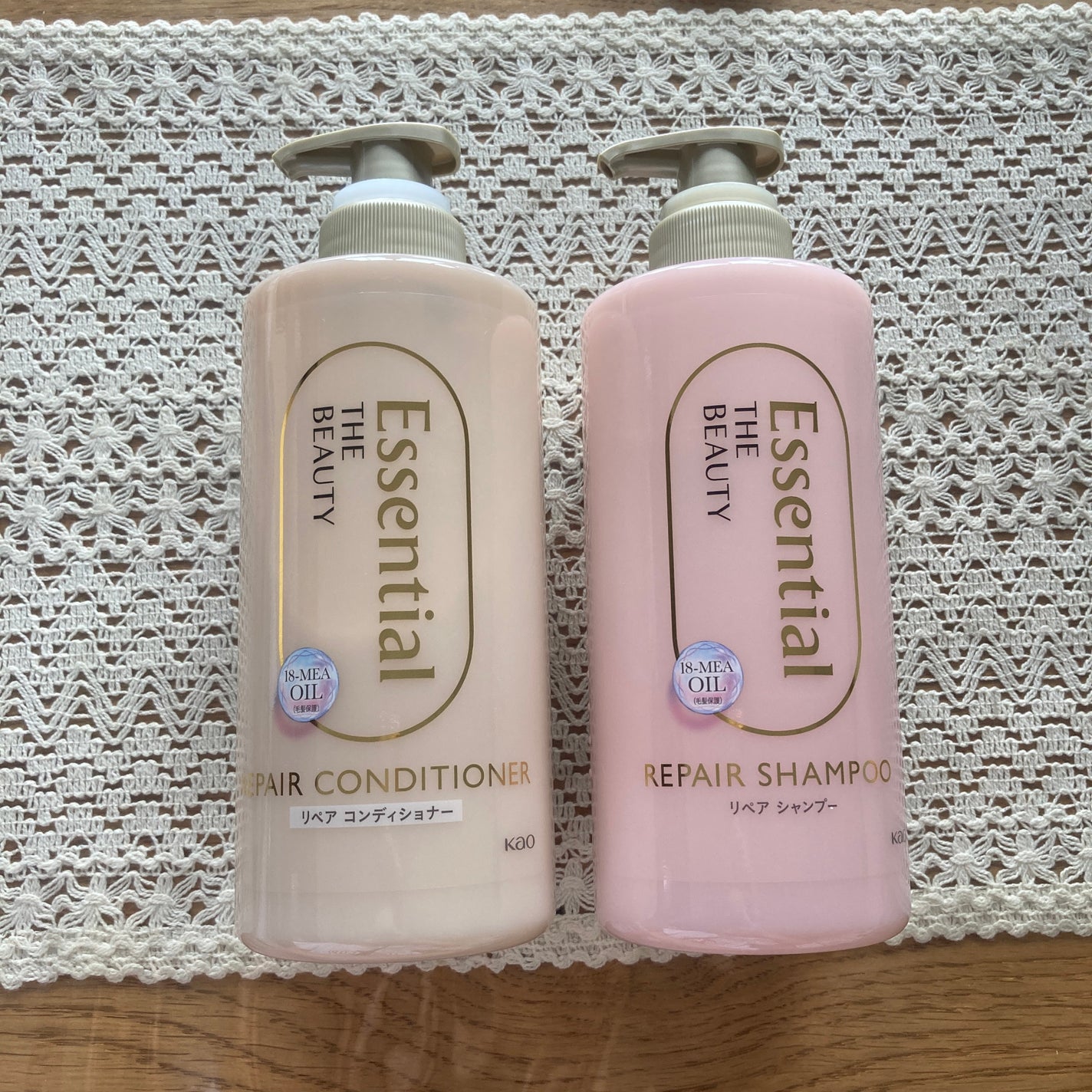 ザビューティ リペアシャンプー・コンディショナー/エッセンシャル/市販シャンプーを使ったクチコミ(1枚目)