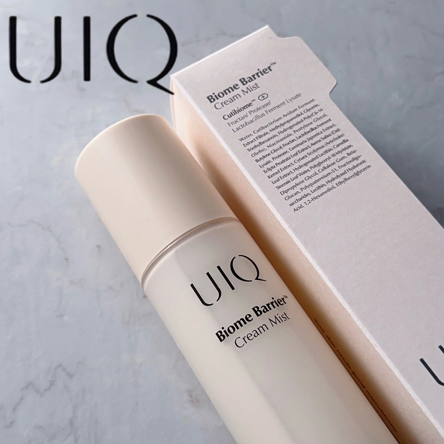 バイオームバリア クリームミスト/UIQ/ミスト状化粧水を使ったクチコミ(1枚目)
