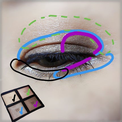 アイ カラー クォード/TOM FORD BEAUTY/アイシャドウパレットを使ったクチコミ(8枚目)