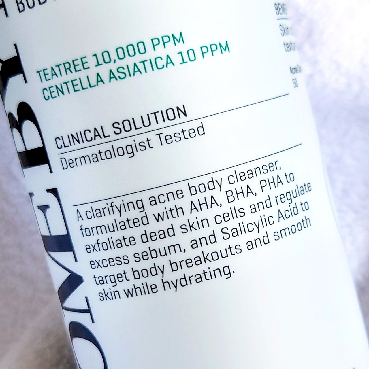 AHA·BHA·PHA 30デイズミラクルアクネボディクレンザー/SOME BY MI/ボディソープを使ったクチコミ（2枚目）