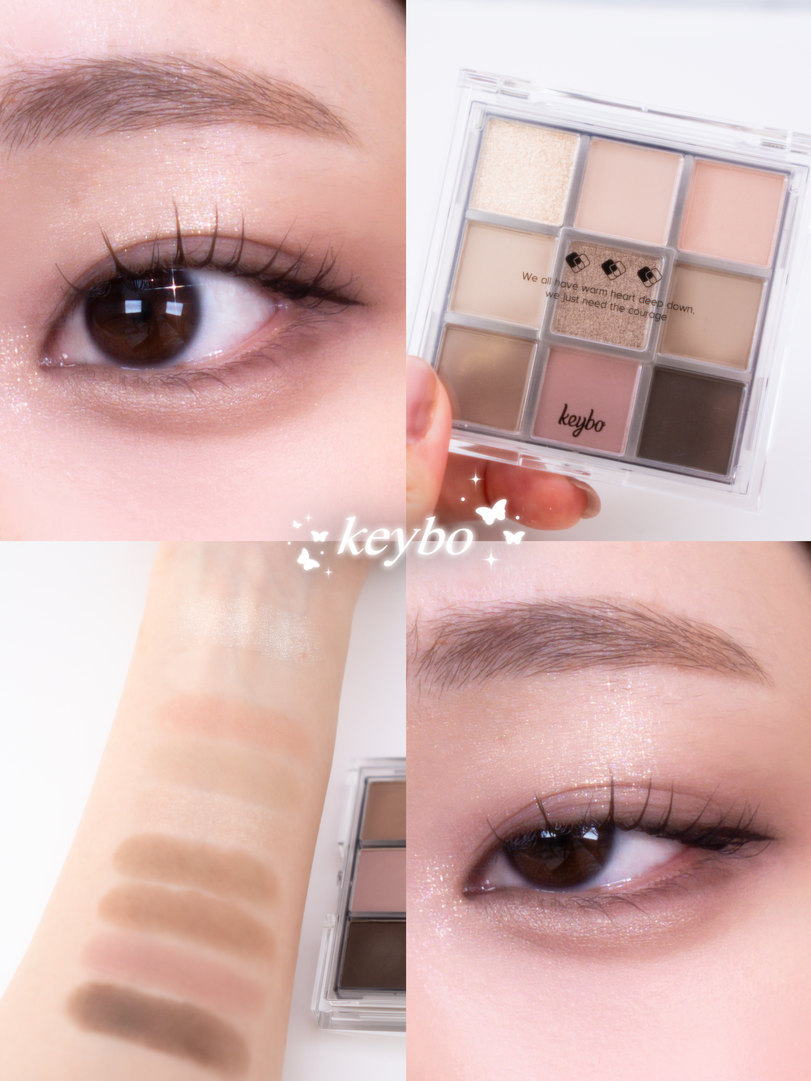 KEYBO FALL IN LOVE SHADOW PALETTE/keybo/アイシャドウパレットを使ったクチコミ（1枚目）
