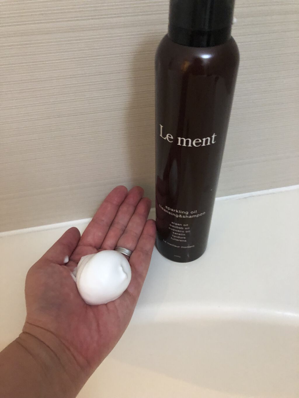 ルメント スパークリングオイル クレンジング&amp;シャンプー/Le ment/市販シャンプーを使ったクチコミ（2枚目）