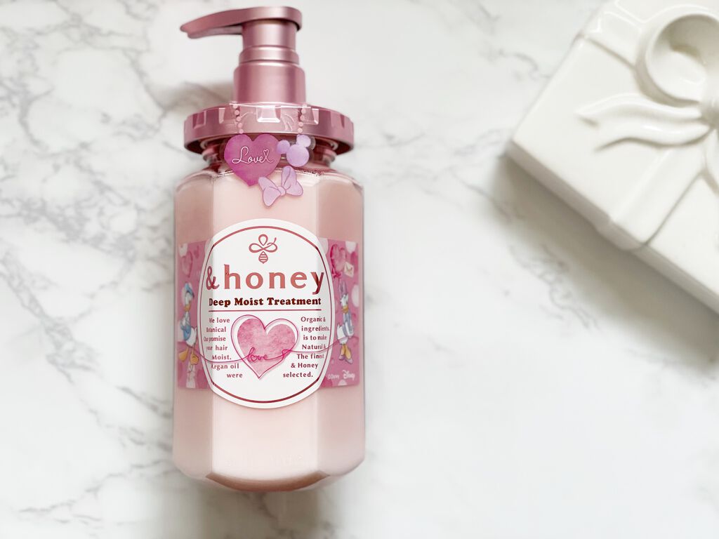 ディープモイスト シャンプー1.0／ヘアトリートメント2.0 ヘアトリートメント本体 445g/&honey/市販シャンプーを使ったクチコミ（1枚目）