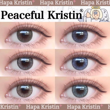 Peaceful Kristen ブルー/Hapa kristin/カラーコンタクトレンズを使ったクチコミ（1枚目）